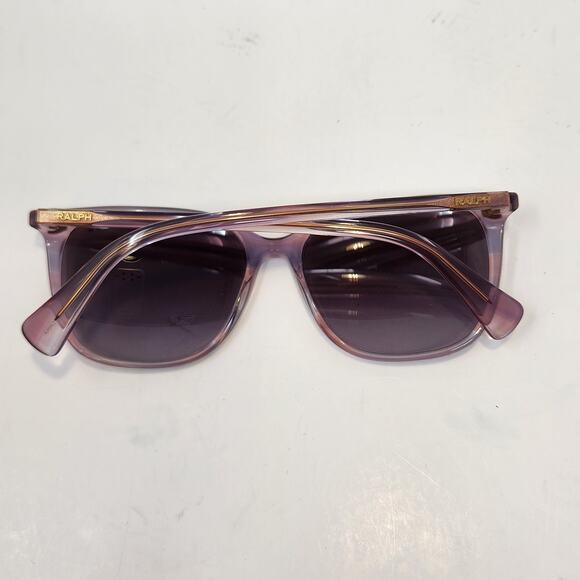 RALPH Ralph Lauren Shiny Striped Purple Sunglasses RA5293 Polarized Acetate New main image 4